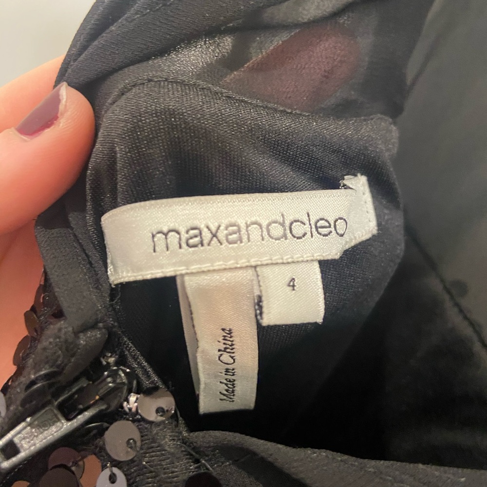 Black BCBG Max and Cleo dress